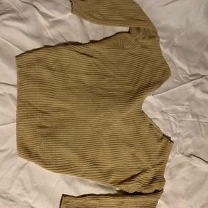 Beige twisted sweater